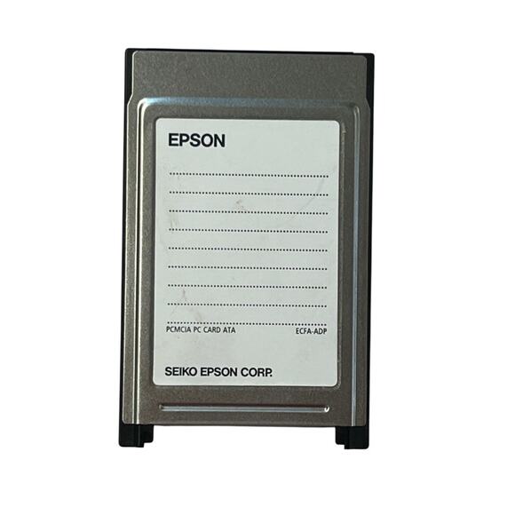 VTG Epson PCMCIA Adapter for CompactFlash Card Seiko Epson PC Card ATA CF Reader - Picture 2 of 2